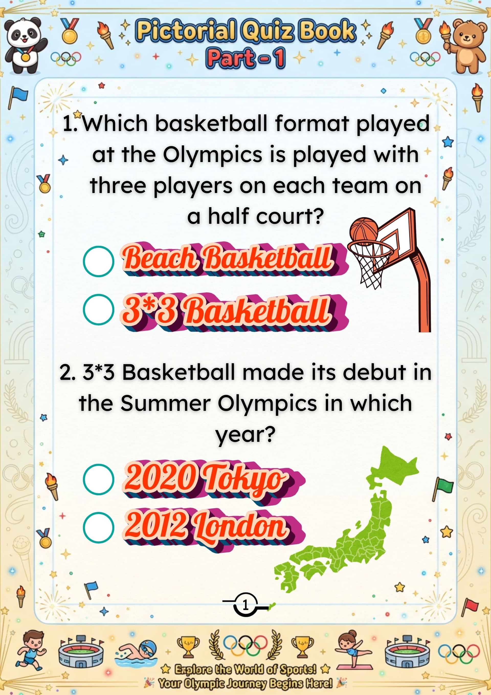 Page 1 of Olympic Quest - I