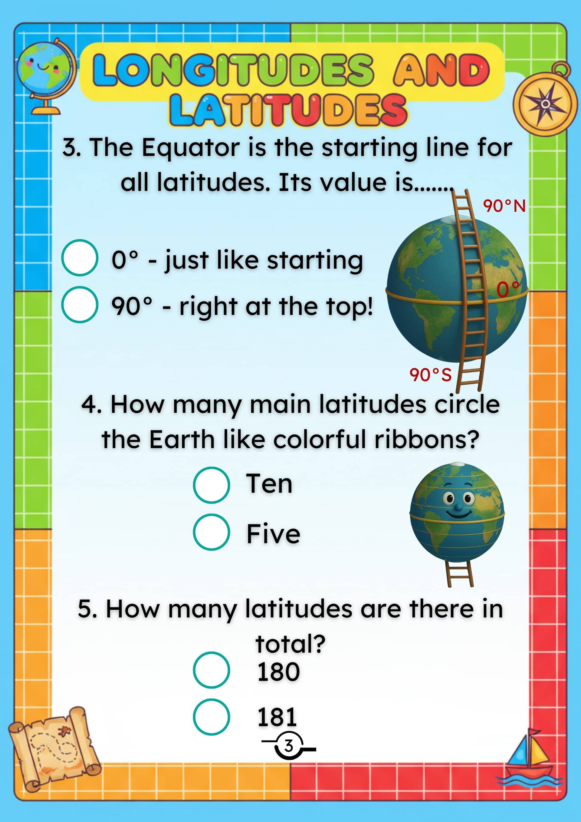 Page 3 of Longitudes & Latitudes - I